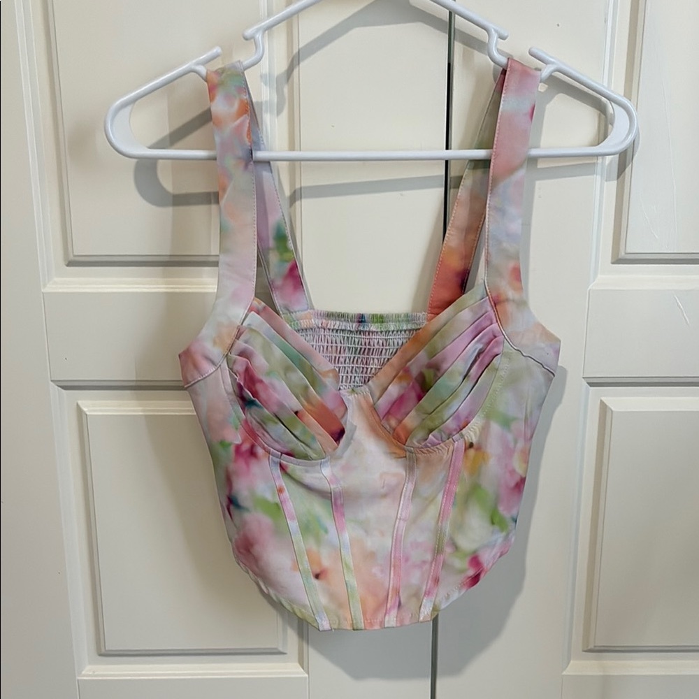 Floral Corset Top